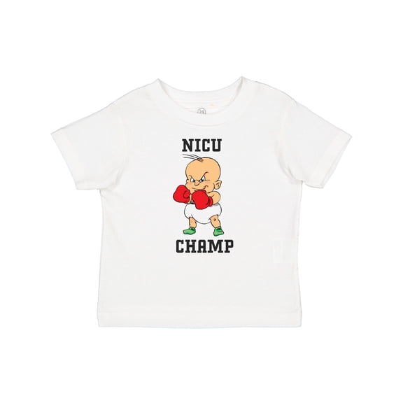 Inktastic NICU Champ Baby Boxer Boys or Girls Baby T-Shirt
