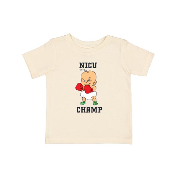 Inktastic NICU Champ Baby Boxer Boys or Girls Baby T-Shirt