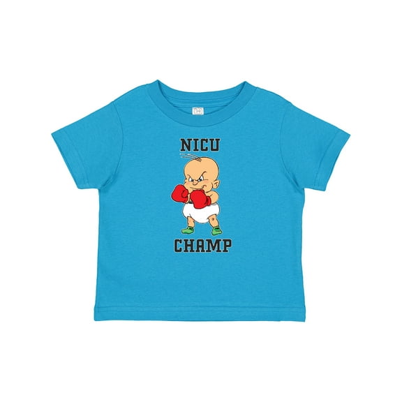 Inktastic NICU Champ Baby Boxer Boys or Girls Baby T-Shirt