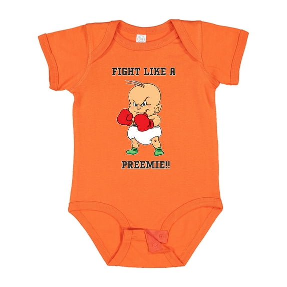 Inktastic Nicu Fight Like a Preemie Baby Boxer Boys or Girls Baby Bodysuit