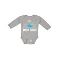 thumbnail image 1 of Inktastic NICU Grad Baby Whale Boys or Girls Long Sleeve Baby Bodysuit, 1 of 5