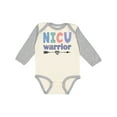 thumbnail image 1 of Inktastic Nicu Grad Cute Nicu Warrior Boys or Girls Long Sleeve Baby Bodysuit, 1 of 5