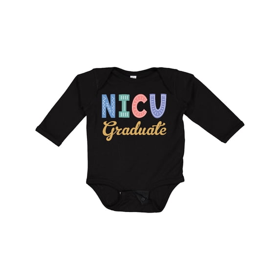 Inktastic NICU Graduate Baby Clothes Boys or Girls Long Sleeve Baby Bodysuit