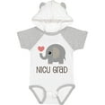 thumbnail image 1 of Inktastic Nicu Graduate Baby Elephant Boys or Girls Baby Bodysuit, 1 of 5