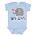 thumbnail image 1 of Inktastic Nicu Graduate Baby Elephant Boys or Girls Baby Bodysuit, 1 of 5