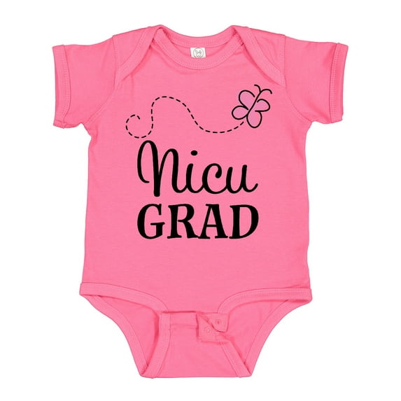 Inktastic Nicu Graduate Baby Girl Girls Baby Bodysuit