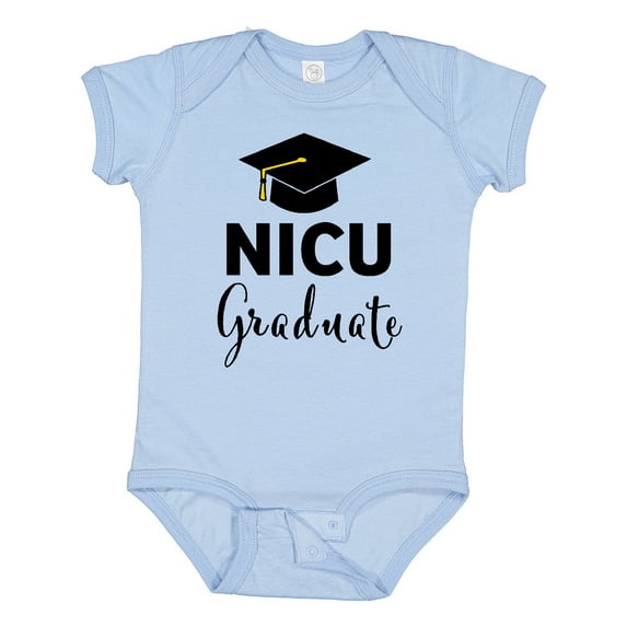 Inktastic Nicu Graduate-graduation Hat Boys or Girls Baby Bodysuit