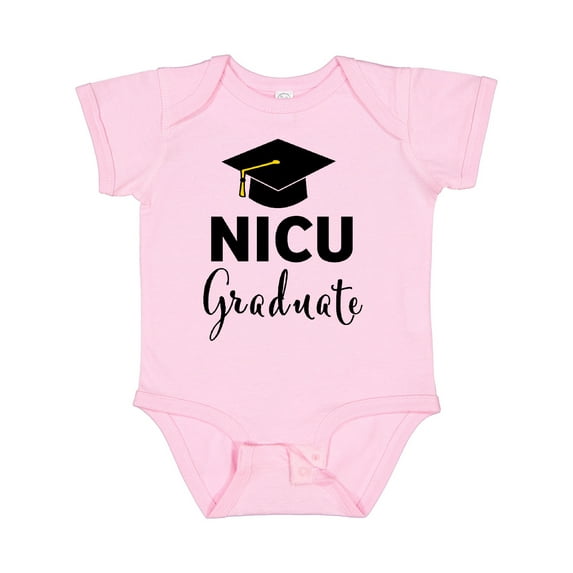 Inktastic Nicu Graduate-graduation Hat Boys or Girls Baby Bodysuit