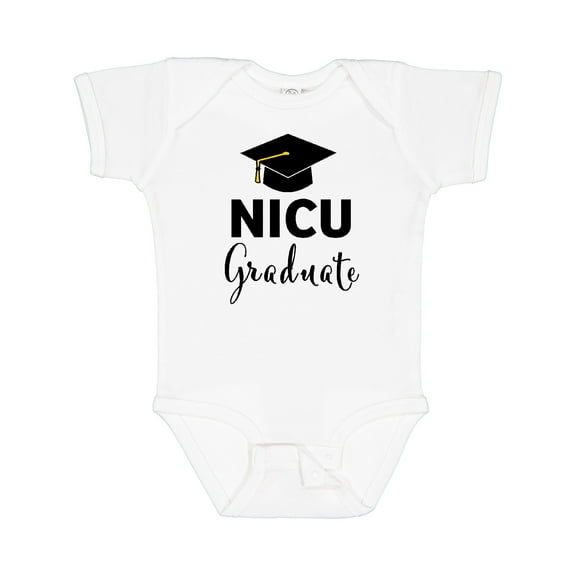 Inktastic Nicu Graduate-graduation Hat Boys or Girls Baby Bodysuit