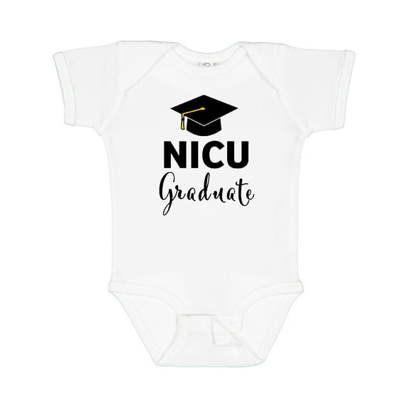 Inktastic Nicu Graduate-graduation Hat Boys or Girls Baby Bodysuit