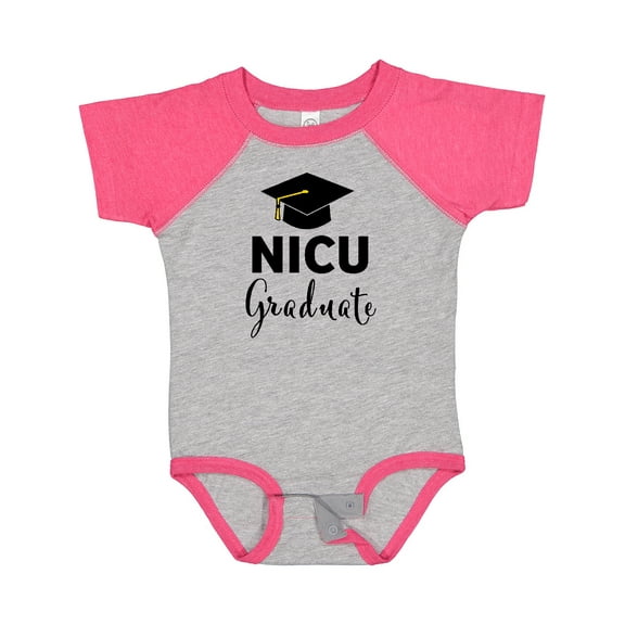 Inktastic Nicu Graduate-graduation Hat Boys or Girls Baby Bodysuit