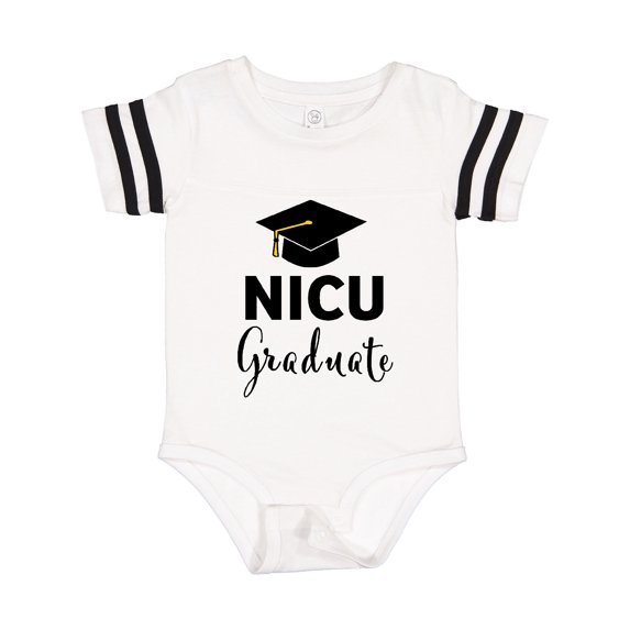 Inktastic NICU Graduate-Graduation Hat Gift Baby Boy or Baby Girl Bodysuit
