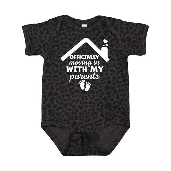 Inktastic Nicu Graduate Officially Moving in with My Parents Boys or Girls Baby Bodysuit