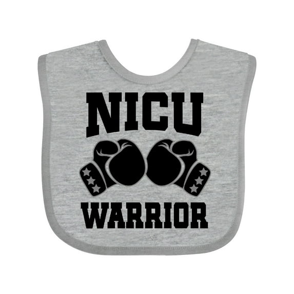 Inktastic Nicu Warrior Baby Boy Boys Baby Bib