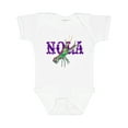 thumbnail image 1 of Inktastic NOLA Mardi Gras Crayfish in Purple Boys or Girls Baby Bodysuit, 1 of 5