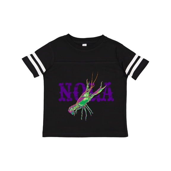 Inktastic NOLA Mardi Gras Crayfish in Purple Boys or Girls Toddler T-Shirt