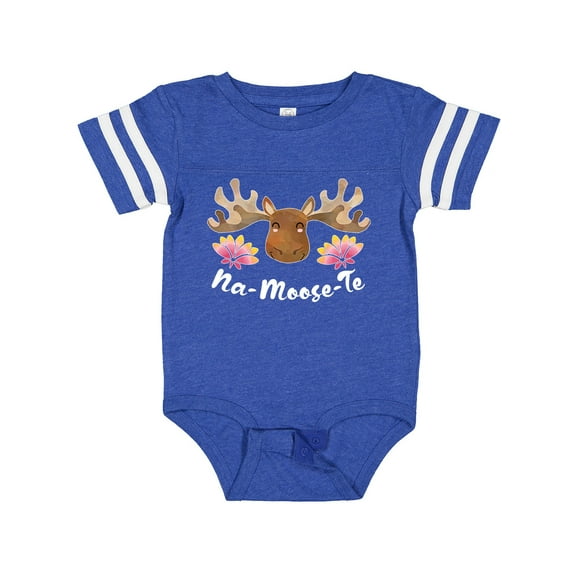 Inktastic Na-Moose-Te Cute Moose Greeting Boys or Girls Baby Bodysuit