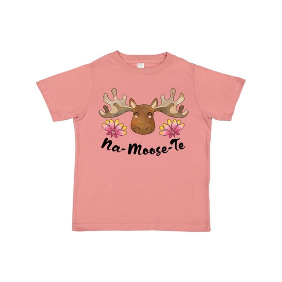 Inktastic Na-Moose-Te Cute Moose Greeting Boys or Girls Toddler T-Shirt