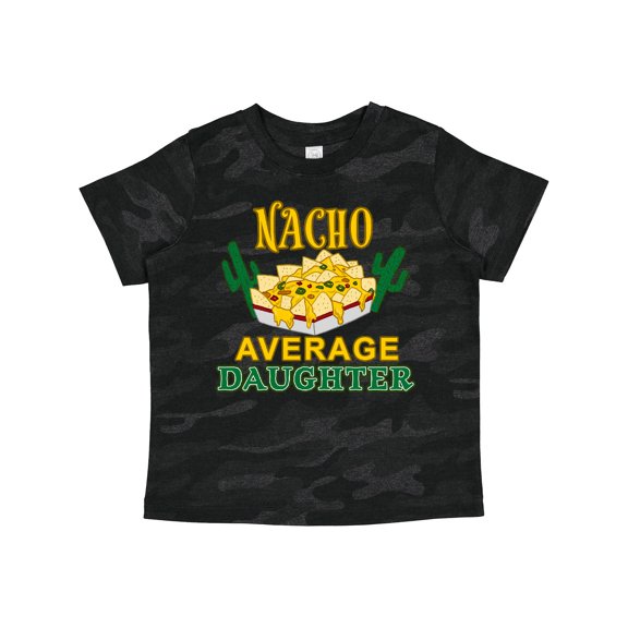 Inktastic Nacho Average Daughter with Nachos and Cacti Boys or Girls Toddler T-Shirt
