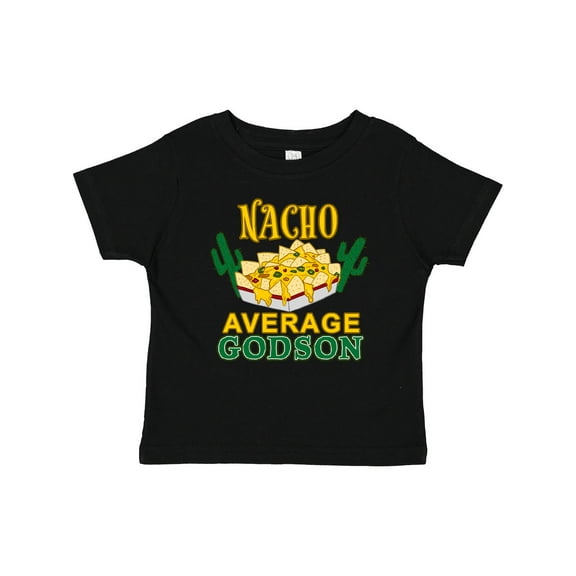 Inktastic Nacho Average Godson with Nachos and Cacti Boys or Girls Baby T-Shirt