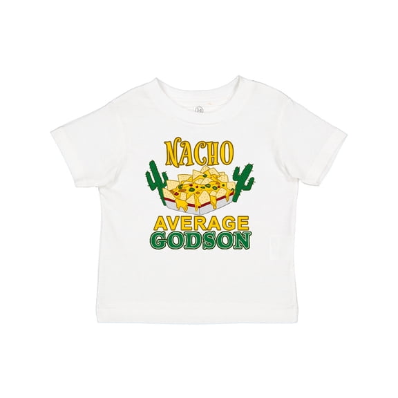 Inktastic Nacho Average Godson with Nachos and Cacti Boys or Girls Baby T-Shirt