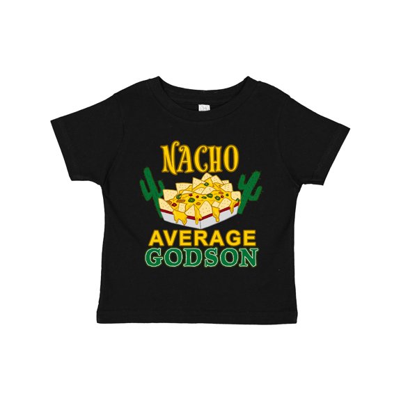 Inktastic Nacho Average Godson with Nachos and Cacti Boys or Girls Toddler T-Shirt