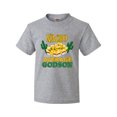 thumbnail image 1 of Inktastic Nacho Average Godson with Nachos and Cacti Youth T-Shirt, 1 of 5