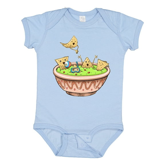 Inktastic Nachos Partying in Guacamole Boys or Girls Baby Bodysuit