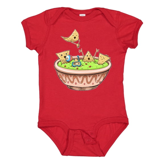 Inktastic Nachos Partying in Guacamole Boys or Girls Baby Bodysuit