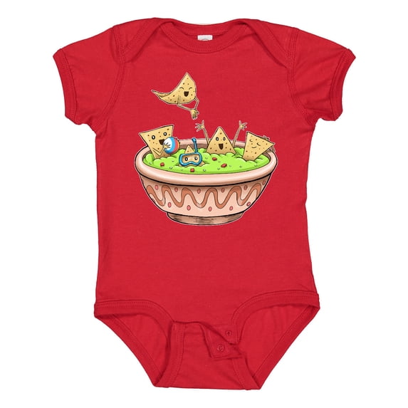 Inktastic Nachos Partying in Guacamole Boys or Girls Baby Bodysuit