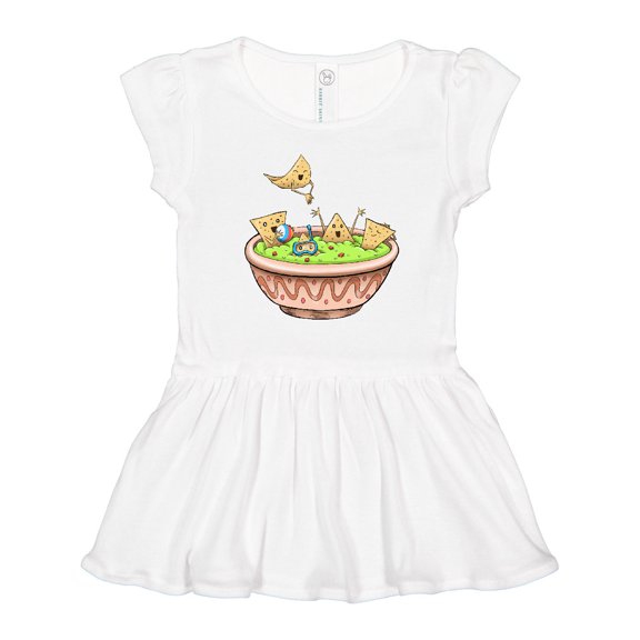 Inktastic Nachos Partying in Guacamole Girls Toddler Dress