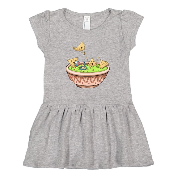 Inktastic Nachos Partying in Guacamole Girls Toddler Dress