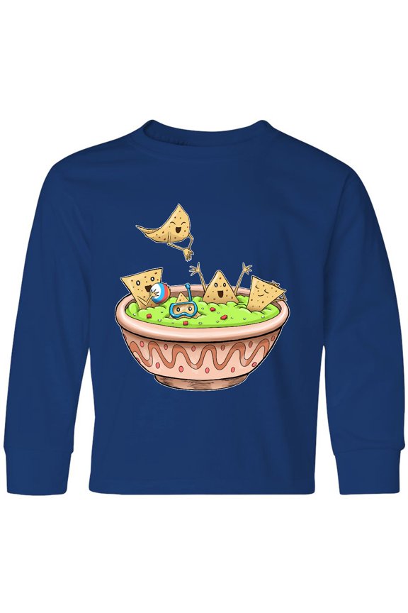 Nachos Partying in Guacamole Long Sleeve Youth T-Shirt