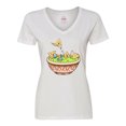 thumbnail image 1 of Inktastic Nachos Partying in Guacamole Women's V-Neck T-Shirt, 1 of 5