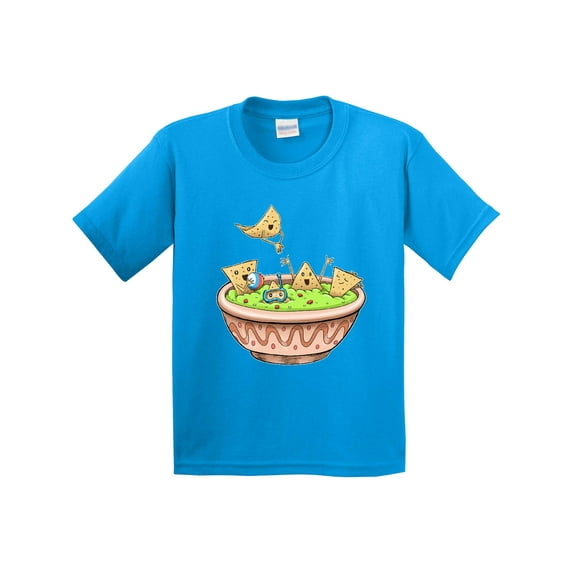 Inktastic Nachos Partying in Guacamole Youth T-Shirt