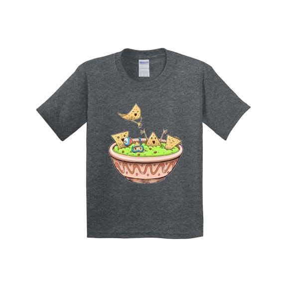 Inktastic Nachos Partying in Guacamole Youth T-Shirt