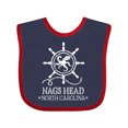 thumbnail image 1 of Inktastic Nags Head North Carolina Boys or Girls Baby Bib, 1 of 4
