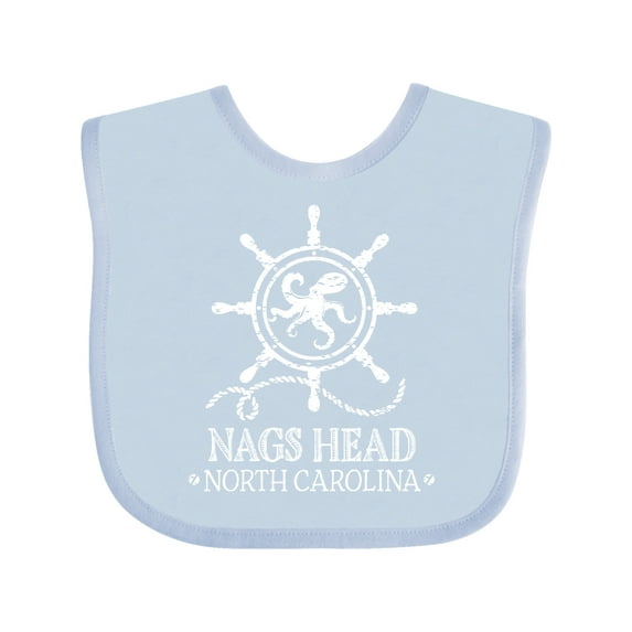 Inktastic Nags Head North Carolina Boys or Girls Baby Bib