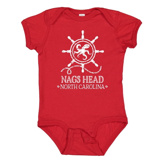 Inktastic Nags Head North Carolina Boys or Girls Baby Bodysuit
