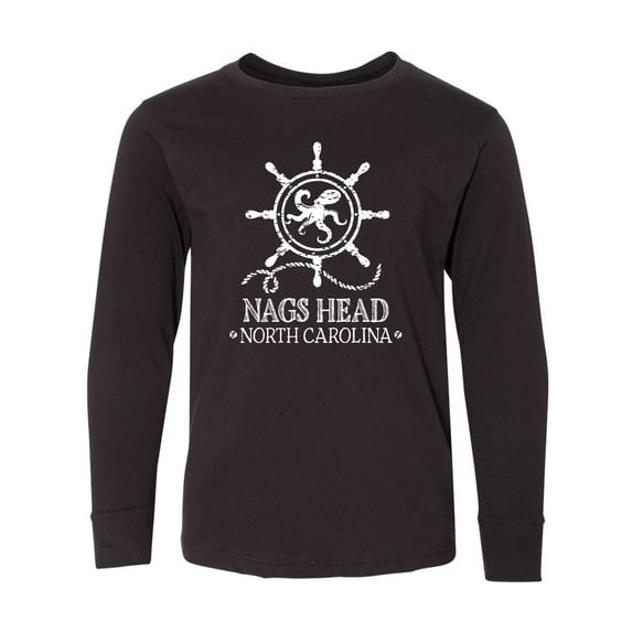 Inktastic Nags Head North Carolina Long Sleeve Youth T-Shirt