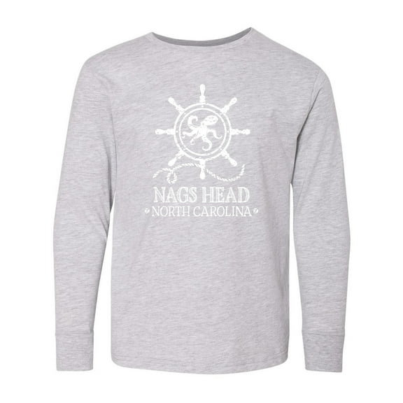 Inktastic Nags Head North Carolina Long Sleeve Youth T-Shirt