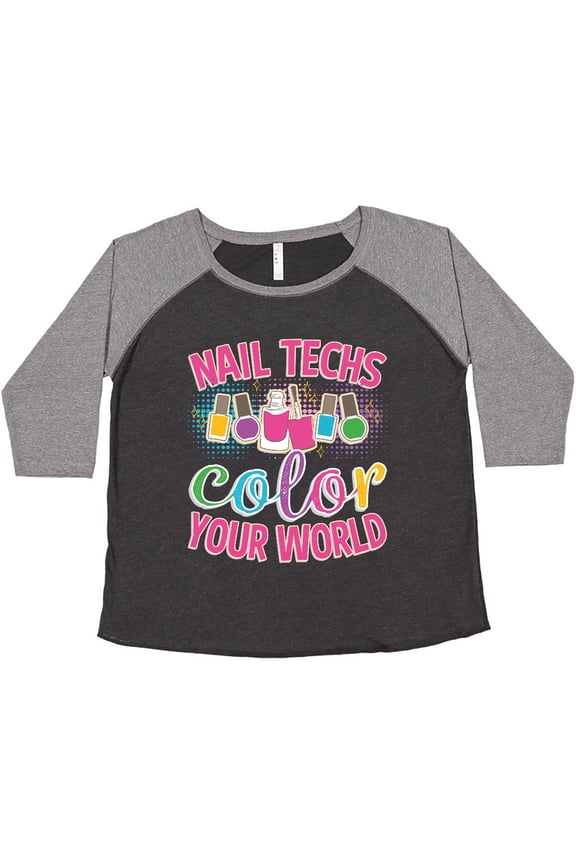 Nail Technician Manicurist Salon Gift Women's Plus Size T-Shirt