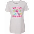 thumbnail image 1 of Inktastic Nail Technician Manicurist Salon Women's T-Shirt, 1 of 5