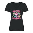 thumbnail image 1 of Inktastic Nail Technician Manicurist Salon Gift Women's V-Neck T-Shirt, 1 of 5