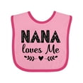 thumbnail image 1 of Inktastic Nana Baby Girl Clothes Girls Baby Bib, 1 of 4