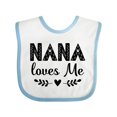 thumbnail image 1 of Inktastic Nana Baby Girl Clothes Girls Baby Bib, 1 of 4
