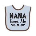 thumbnail image 1 of Inktastic Nana Baby Girl Clothes Girls Baby Bib, 1 of 4