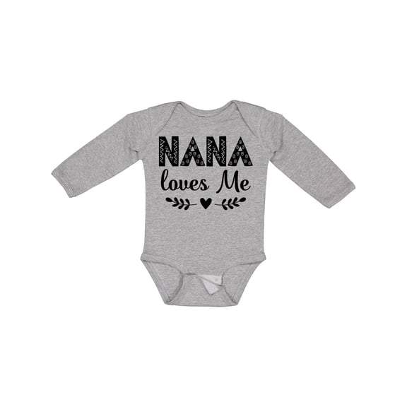 Inktastic Nana Baby Girl Clothes Girls Long Sleeve Baby Bodysuit
