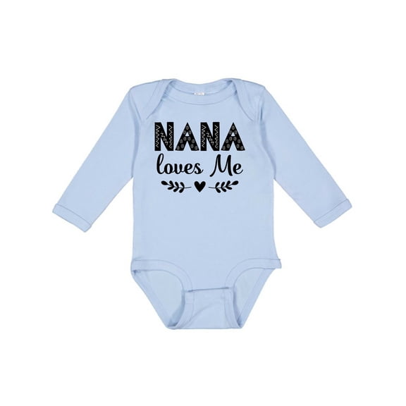 Inktastic Nana Baby Girl Clothes Girls Long Sleeve Baby Bodysuit