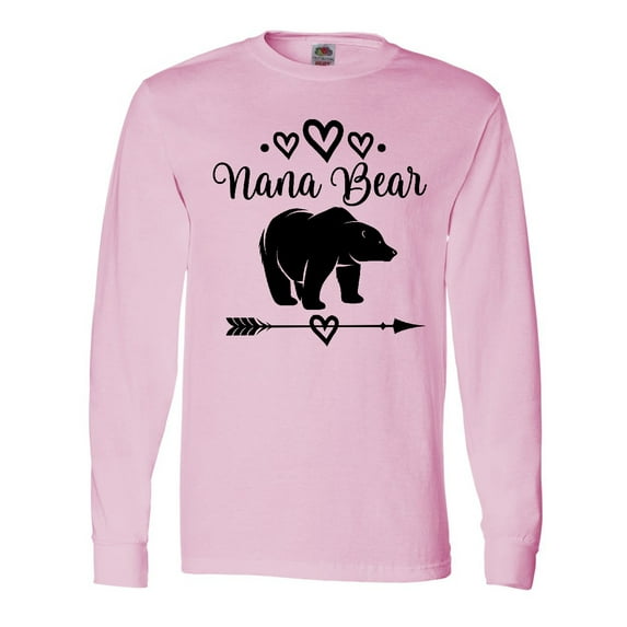 Inktastic Nana Bear Grandma Long Sleeve T-Shirt